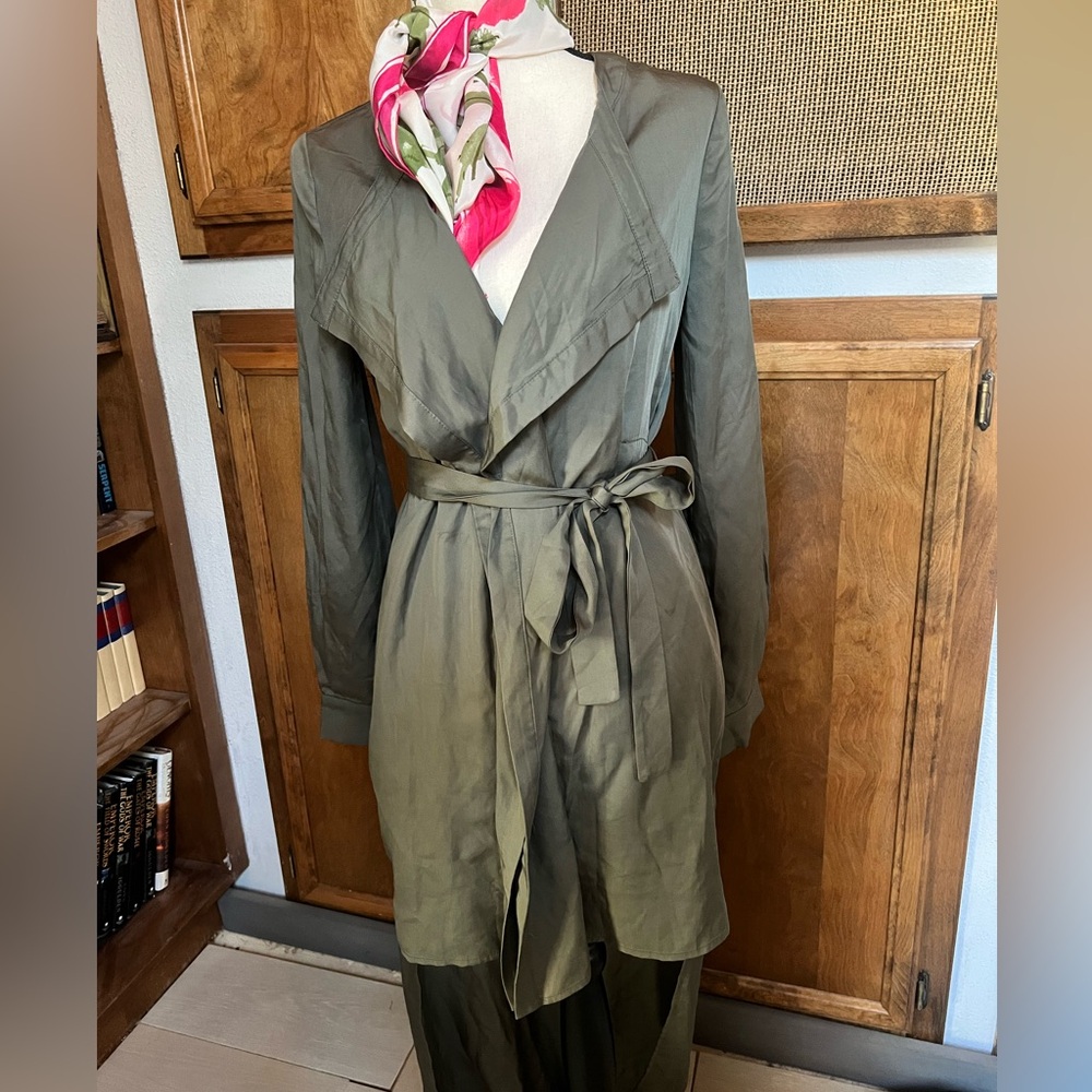 NWT Style Rack LA 100% Tencel olive green dress